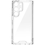 Avizar Coque pour Samsung Galaxy S23 Ultra Dos Rigide Coins Bumper Antichoc Transparent