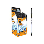 BIC Stylo bille CRISTAL SOFT pointe moyenne 1,2 mm encre Noire x 50