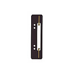 DURABLE Lot de 25 Attache-plexi Flexi, 38 x 150 mm, noir