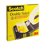 SCOTCH Ruban adhésif double face 665, 12 mm x 32,9 m à l'Unité