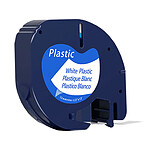 COMETE - 91331 - 1 Ruban 91331 Compatible pour Etiqueteuses DYMO LetraTag - 12mm x 4m Noir sur Blanc