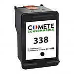COMETE - Marque Française - HP 338 - 1 Cartouche d'Encre Compatible 338  - 1 Noir