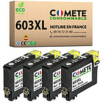 COMETE, Entreprise française - 603XL - 4 Cartouches 603 XL compatibles Epson