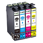 COMETE, Entreprise française - 29XL - Pack de 4 Cartouches 29XL compatibles Epson 29 XL - Noir et Couleur