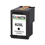 COMETE  - 62XL - 1 cartouche compatible HP 62 XL 62 XL - Noir - Marque française