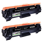 COMETE - Marque Française - 44 A - 2 Cartouche de Toner compatible avec HP CF244A HP 44A - 2 Noir