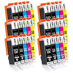 COMETE - Marque Française - 525XL 526XL - 30 Cartouches Compatibles 52 5XL 526 XL pour imprimantes Canon PIXMA