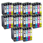 COMETE, Entreprise française - 29XL - 40 Cartouches 29XL compatibles Epson 29XL - Noir et Couleur