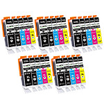 COMETE - 33XL - 25 Cartouches T33XL Compatibles avec Epson Expression Premium XP530 XP540 XP630 XP635 XP640 - Marque Française