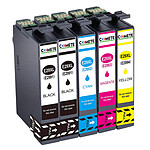 COMETE, Entreprise française - 29XL - 5 Cartouches 29XL compatibles Epson 29 XL T2991 T1992 T1993 T2994 T2996