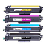 COMETE - Marque Française - TN241 TN245 - 4 Toners Compatibles avec Brother TN 241 TN 245 - Noir et Couleur