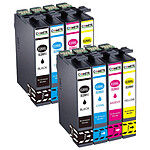 COMETE, Entreprise française - 29XL - Pack de 8 Cartouches 29XL compatibles Epson 29XL - Noir et Couleur