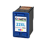 COMETE - 22XL - 1 cartouche compatible HP 22 XL - 1 Couleur - Marque Française
