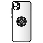 Avizar Coque pour Samsung Galaxy A04e Bi-matière Bague Métallique Support Vidéo Noir