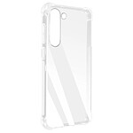 Avizar Coque pour Samsung Galaxy S23 Silicone Gel Coins Renforcés Transparent