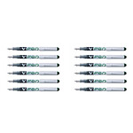 PILOT Stylo Plume jetable V-Pen Effaçable Vert x 12