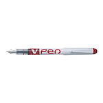 PILOT Stylo Plume Jetable Effaçable V-Pen Pointe Moyenne Rouge x 12 PILOT Stylo Plume Jetable Effaçable V-Pen Pointe Moyenne Rouge x 12