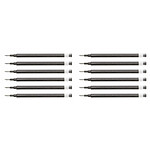 PILOT Recharge BLS-G2-7 Gel pour stylo G2 / Alphagel pointe 0,7 Noir x 12