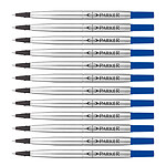 PARKER Recharge rollerball Z41 Pointe Fine 0,5mm bleu x 12