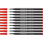 SCHNEIDER Recharge pour roller Topball 850 05 rouge x 10