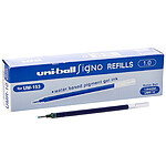 UNI-BALL Recharge pour Roller UM153 encre gel Signo Broad UMR10 Pointe Large 1mm Bleu x 12 UNI-BALL Recharge pour Roller UM153 encre gel Signo Broad UMR10 Pointe Large 1mm Bleu x 12