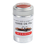 HERBIN Boîte de 6 cartouches d'encre standard Terre de feu x 6