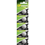 GP Batteries - Pack 5 piles boutons CR2032 220 mAh 3V
