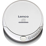 Lenco - Lecteur CD portable sans fil CD-200 argent