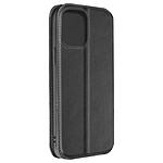 Avizar Étui pour iPhone 14 Pro Max Double Poche Support Collection Dual Pockets Noir