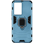 Avizar Coque pour Xiaomi Poco F5 Pro Hybride Antichoc Anneau Support  Bleu Clair