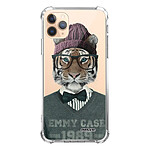 Evetane Coque iPhone 11 Pro anti-choc souple angles renforcés transparente Motif Tigre Fashion .