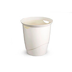 DURABLE Corbeille à papier TREND 16 litres ronde 315 mm H 330 mm Blanc x 6