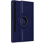 Avizar Étui Integrale pour Galaxy Tab S9 avec Support Orientation 360° Bleu nuit