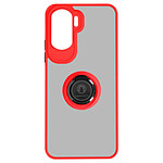 Avizar Coque pour Honor 90 Lite Bi-matière Bague Métallique Support Vidéo Ringip