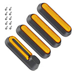 Avizar Caches Vis Catadioptre pour Xiaomi M365, Pro, 2, 3, 1S, Essential / Orange Avizar Caches Vis Catadioptre pour Xiaomi M365, Pro, 2, 3, 1S, Essential / Orange