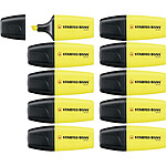 STABILO Surligneur BOSS MINI Pointe biseautée jaune x 10 STABILO Surligneur BOSS MINI Pointe biseautée jaune x 10