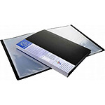 EXACOMPTA Protège-documents UPLINE PP Opaque 30 pochettes 60 vues Noir x 12
