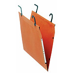 ESSELTE Boîte de 25 dossiers suspendus TMG tube kraft Orange fond 30 mm