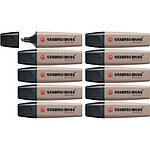 STABILO Surligneur BOSS ORIGINAL NatureCOLORS - gris taupe x 10