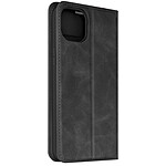 Avizar Étui pour iPhone 15 Plus Portefeuille Fonction Support Wallet Stand Noir