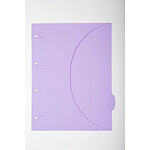 SMARTFOLDER Paquet de 6 pochettes de classement Pack Aloha lilas SMARTFOLDER Paquet de 6 pochettes de classement Pack Aloha lilas