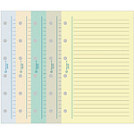 EXACOMPTA Recharge accessoire Exatime 17 étroit travers couleurs es 44 feuillets 170x98 mm