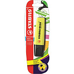 STABILO Surligneur BOSS ORIGINAL Rechargeable Pointe Biseautée 2-5 mm Jaune x 10 STABILO Surligneur BOSS ORIGINAL Rechargeable Pointe Biseautée 2-5 mm Jaune x 10