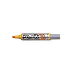 PENTEL marqueur pour tableau blanc MAXIFLO MWL5M, jaune x 12