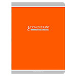 CONQUÉRANT Cahier conquérant classique agrafé 24 x 32 cm 96P 90G grands carreaux orange x 40