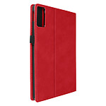 Avizar Étui pour Xiaomi Redmi Pad SE Portefeuille Multi-compartiments Rouge
