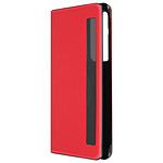 Avizar Étui Folio pour Honor Magic Vs 5G Clapet Fermeture Magnétique Rouge