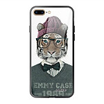Evetane Coque iPhone 7 Plus/ 8 Plus Coque Soft Touch Glossy Tigre Fashion Design