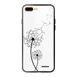 Evetane Coque iPhone 7 Plus/ 8 Plus Coque Soft Touch Glossy Pissenlit Design