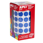 APLI Rouleau de 2832 Gommettes Rondes 15 mm Bleu APLI Rouleau de 2832 Gommettes Rondes 15 mm Bleu